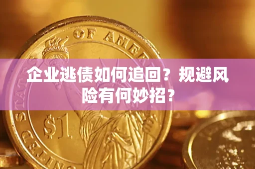 北京企业逃债如何追回？规避风险有何妙招？