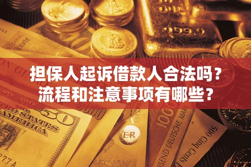 北京担保人起诉借款人合法吗？流程和注意事项有哪些？
