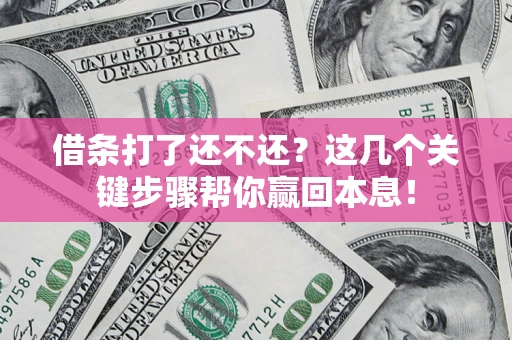 北京借条打了还不还？这几个关键步骤帮你赢回本息！