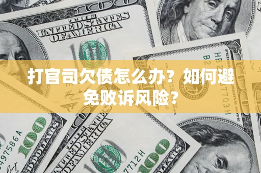 北京打官司欠债怎么办？如何避免败诉风险？