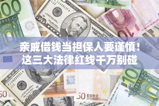 北京亲戚借钱当担保人要谨慎！这三大法律红线千万别碰