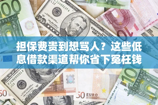 北京担保费贵到想骂人？这些低息借款渠道帮你省下冤枉钱