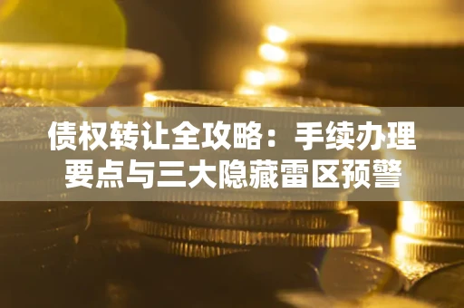 北京债权转让全攻略：手续办理要点与三大隐藏雷区预警