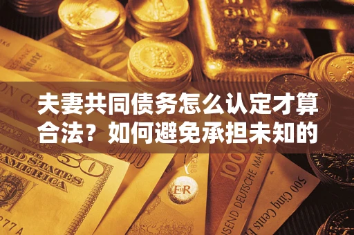 北京夫妻共同债务怎么认定才算合法？如何避免承担未知的债务风险？