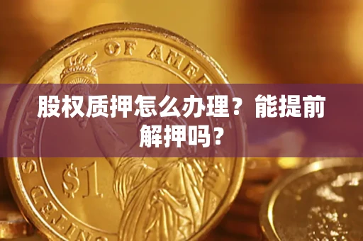 北京股权质押怎么办理？能提前解押吗？